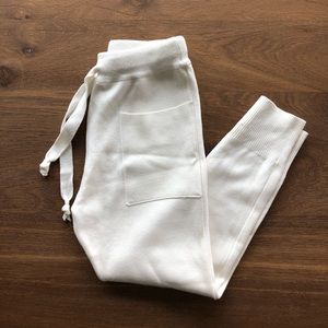 Zara NWT White Joggers